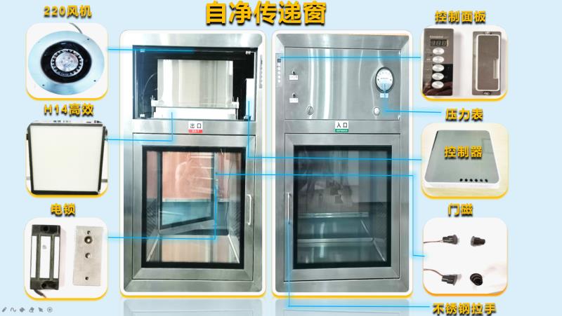 自凈傳遞窗細(xì)節(jié)圖展示